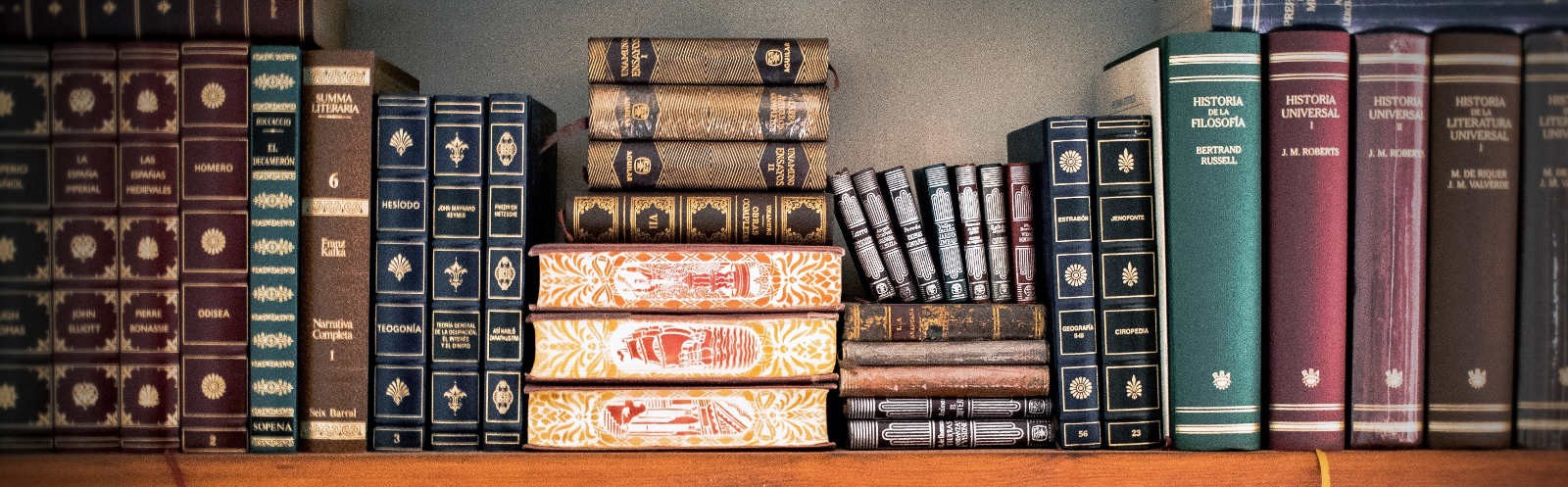 Bookshelf full of legal books